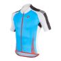 Afbeeldingen van Giordana trui k.m. Sahara Blue Fluo-White-Black-Red / S°