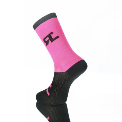 Image de paire de chaussettes Rafa'L Napor Black-Pink Fluo / 35-38