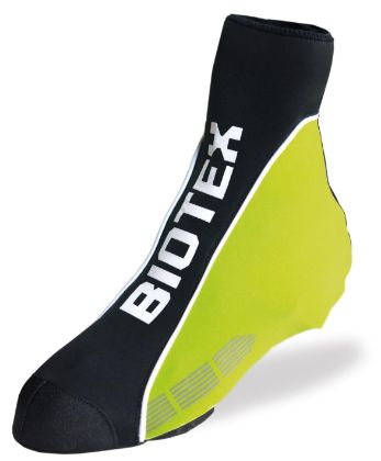 Image de paire de couvre-chaussures Biotex Neoprene Black-Neon Yellow / L°