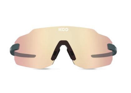Image de paire de lunettes KOO Super Nova Strade Bianche 954 Pine Green L.Photocromic Red Mirror