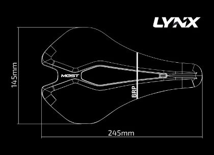 Image de selle Most Lynx Ultrafast Superflow S Carbon AM Black