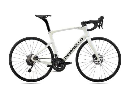 Afbeeldingen van Pinarello fiets X1 105  2x11 Shimano WH-RS171 DB Pearl White D162 56cm