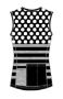 Afbeeldingen van Dotout trui z.m Up W 961 Black-White-Melange Light Grey / L°