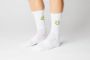 Afbeeldingen van paar Fingerscrossed sokken Aero Smiley White-Neon / 43-46