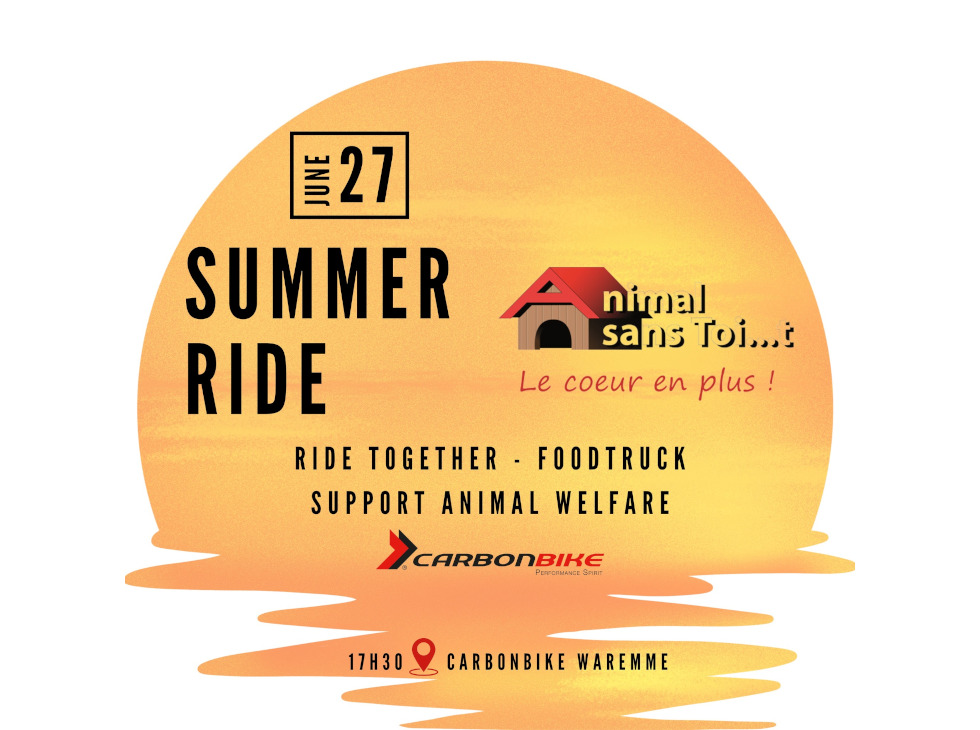 Nieuwsafbeelding Summer Ride Carbonbike x Animal sans Toi...t