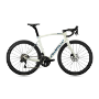 Afbeeldingen van Pinarello fiets X5 105 DI2 2x12 DT Swiss A1800 DB Xolo Crystal White G270 56cm