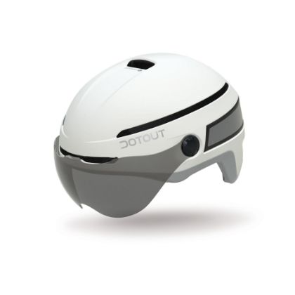 Image de casque Dotout Levante Matt White/ Shiny Silver