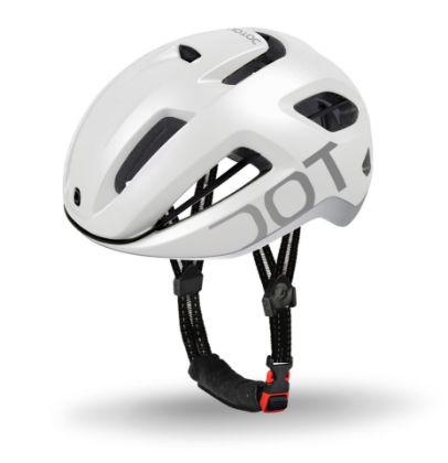 Afbeeldingen van Dotout helm Coupé Pro Pearl Matt White-Shiny Light Grey / 59-62