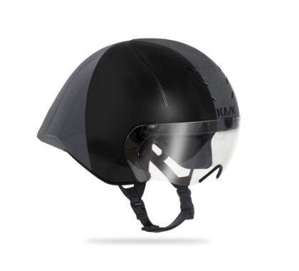 Afbeeldingen van Kask helm Mistral incl. doorzichtig vizier Black-Anthracite / 59-62