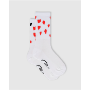 Afbeeldingen van paar Fingerscrossed sokken Classic Trip Red Hearts White / 35-38
