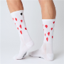 Afbeeldingen van paar Fingerscrossed sokken Classic Trip Red Hearts White / 43-46